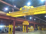 25 Ton x 30' span double 
girder,top running crane