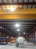 Load Test of 50 Ton, 90' span, double girder, top running bridge crane